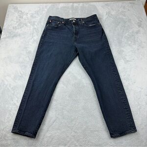 Levi's Big E Wedgie Straight Women's Jeans 35x26 Black Denim